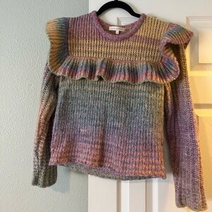 Loveshackfancy Yumi rainbow pullover